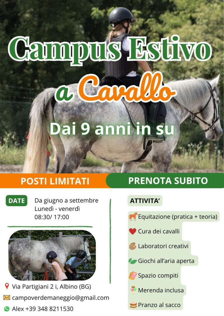 PRENOTA IL TUO CAMPUS ESTIVO 2026