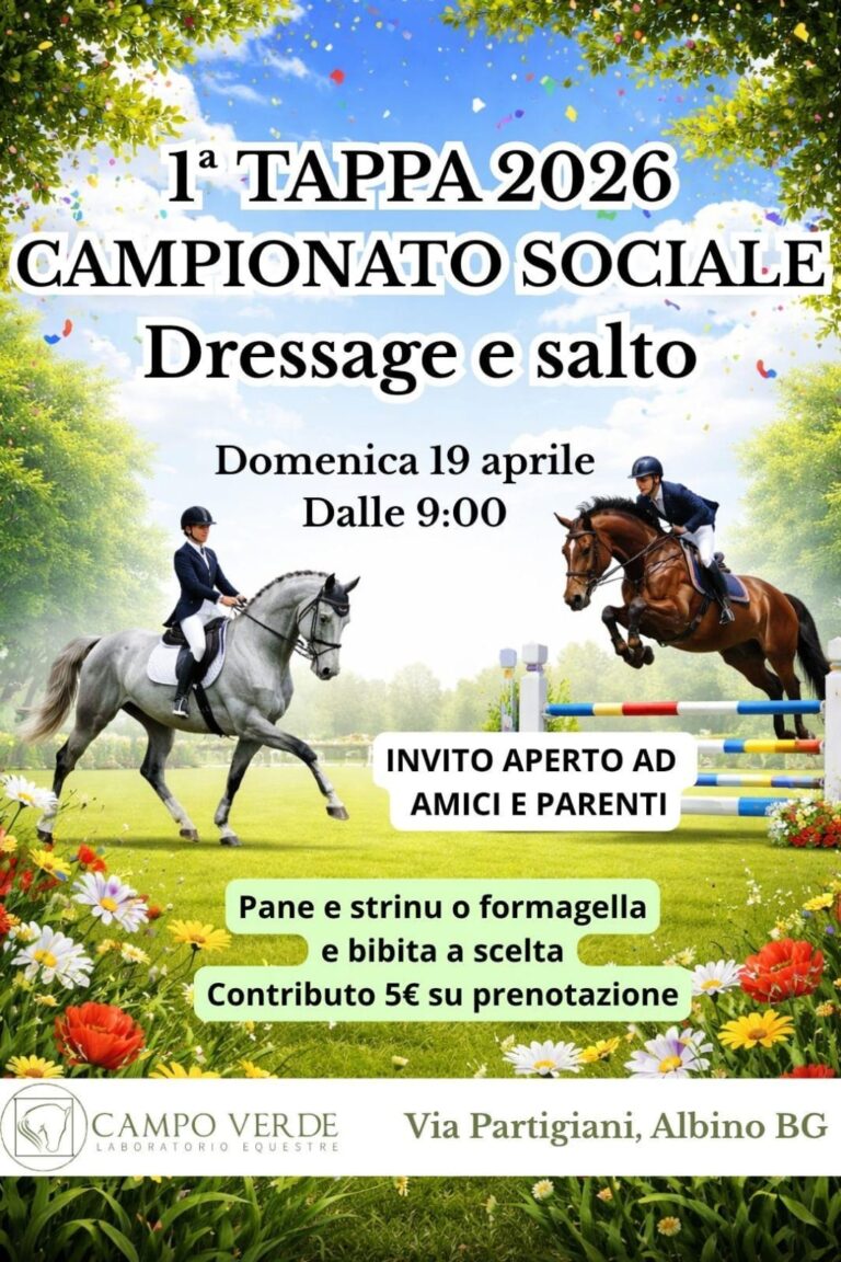 1^ Tappa 2026 Campionato Sociale